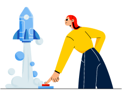 Illustration mon entreprise est en difficulté